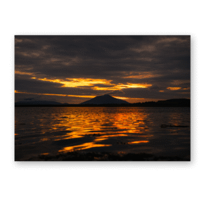 Dibond<br> Crépuscule sur le Nephin